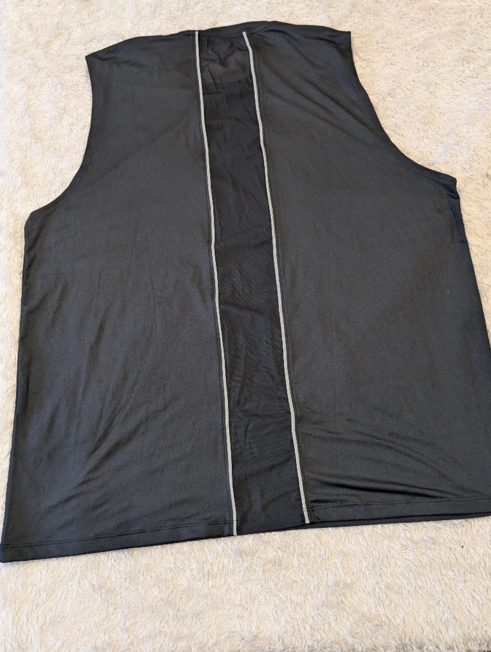 Tomboyx Black Athletic Tank With Sheer Back Runner Sz 2x